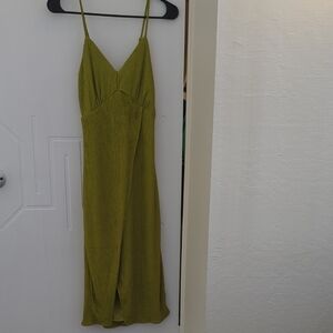 Lulu's Olive Green Maxi Dress - Never Worn